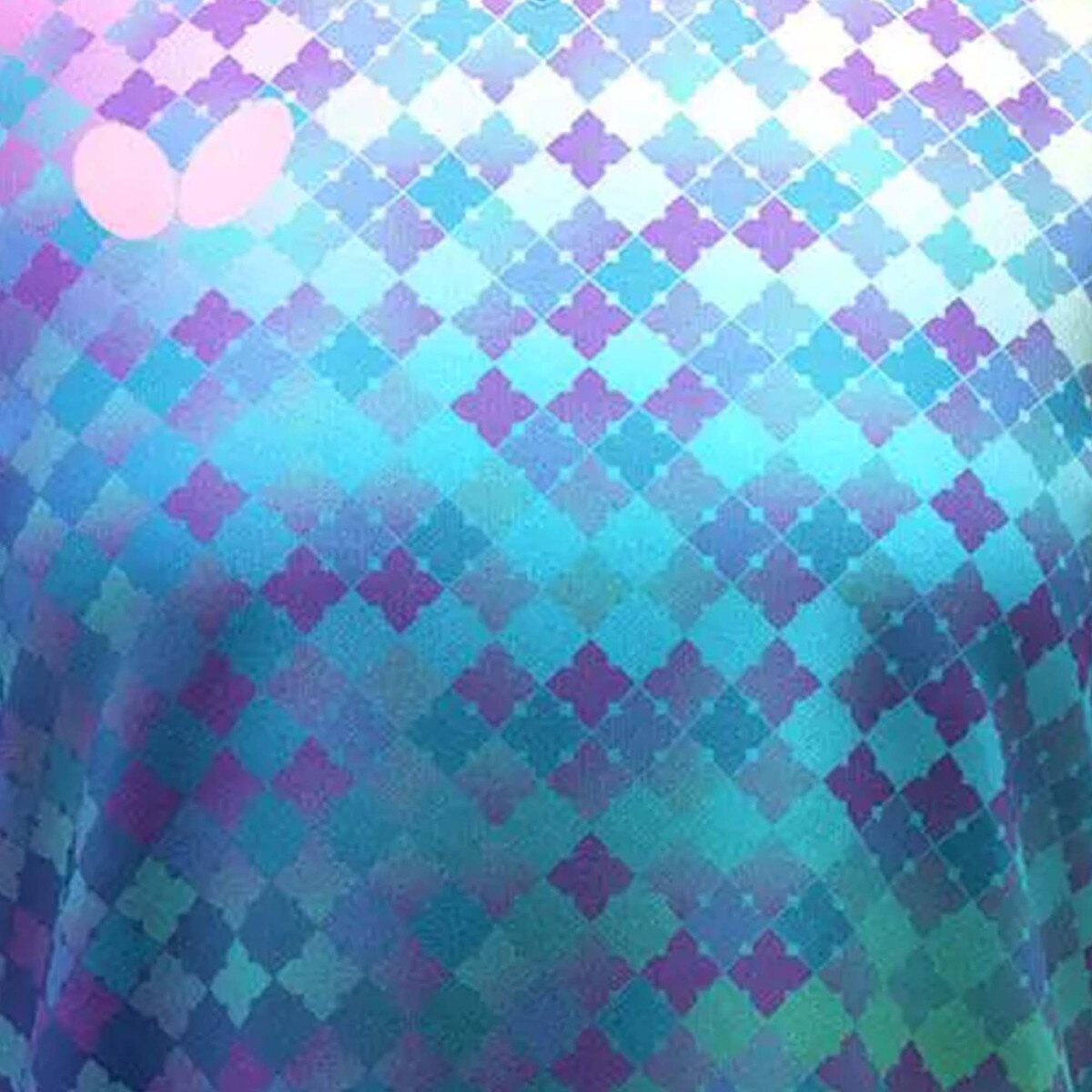 Butterfly Minalea Lady Shirt - Blue - Close-Up